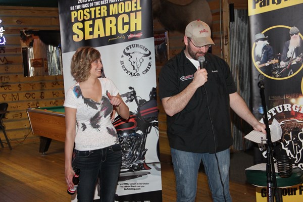 View photos from the 2013 Sturgis Buffalo Chip Poster Model Search - Branding Iron, Belle Fourche Photo Gallery